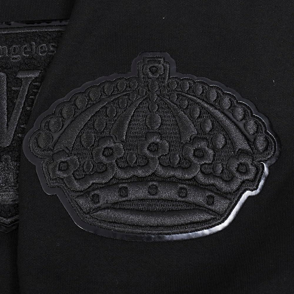 imagePro Standard Mens NHL Classic Chenille Full Zip HoodieTriple Black
