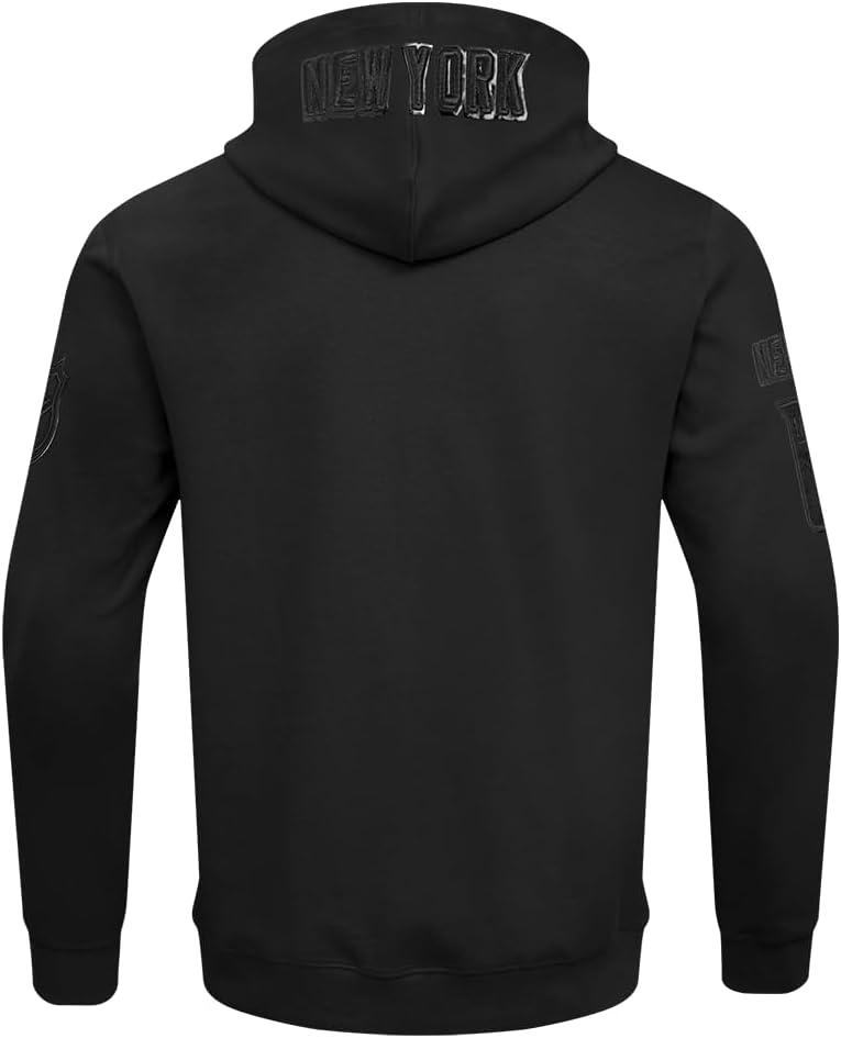 imagePro Standard Mens NHL Classic Chenille Full Zip HoodieTriple Black