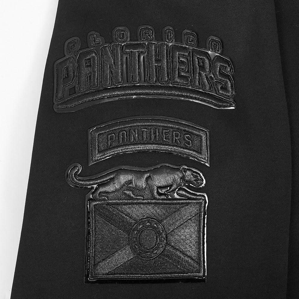 imagePro Standard Mens NHL Classic Chenille Full Zip HoodieTriple Black
