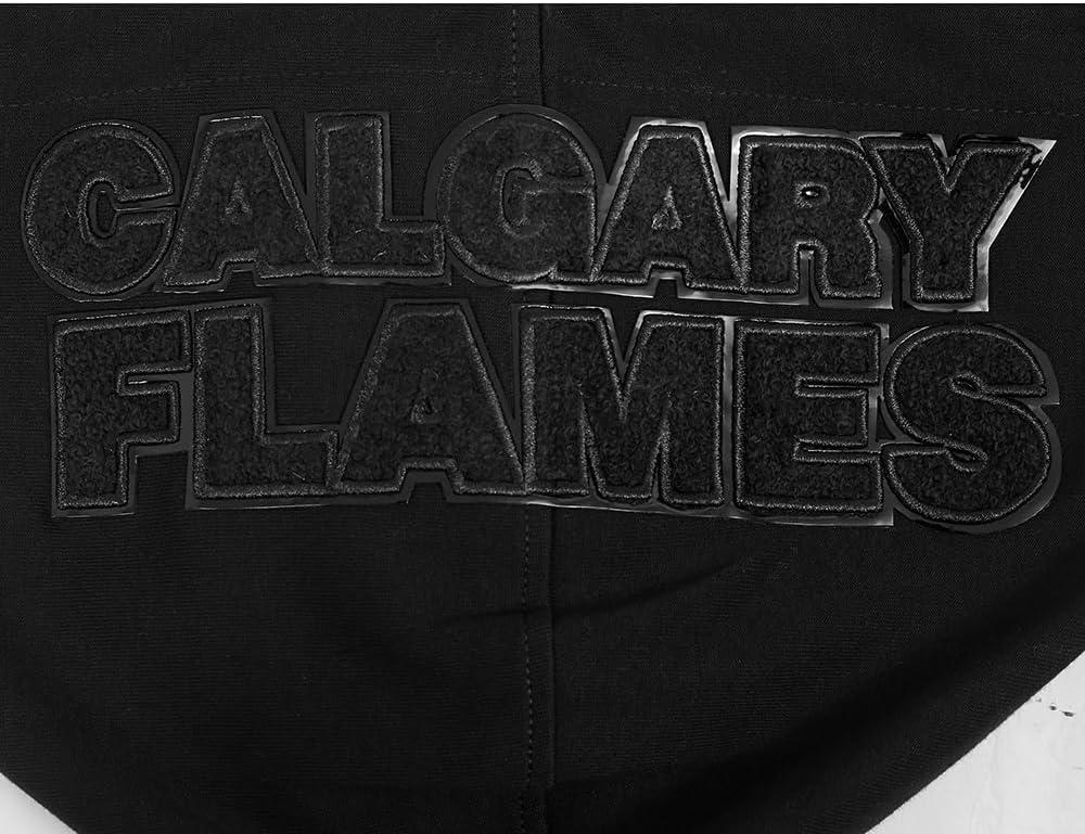 imagePro Standard Mens NHL Classic Chenille Full Zip HoodieTriple Black
