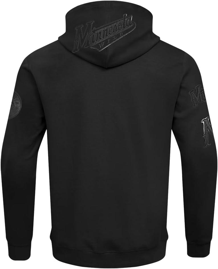 imagePro Standard Mens NHL Classic Chenille Full Zip HoodieTriple Black
