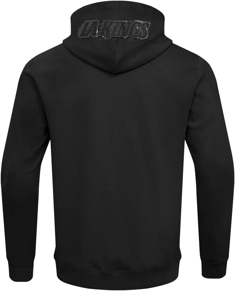imagePro Standard Mens NHL Classic Chenille Full Zip HoodieTriple Black
