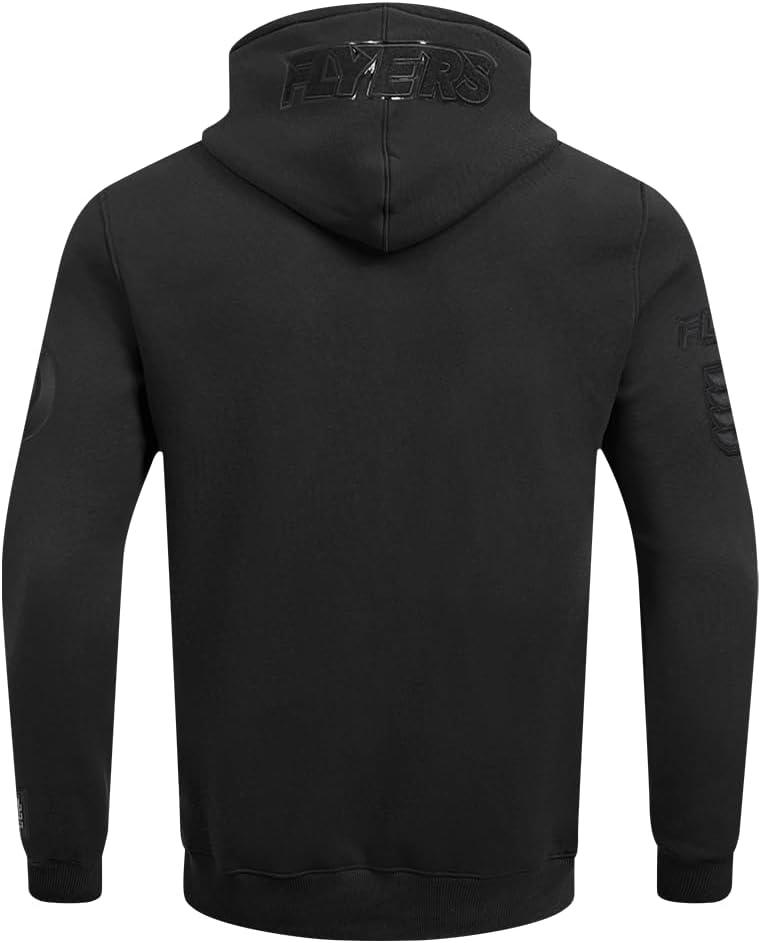 imagePro Standard Mens NHL Classic Chenille Full Zip HoodieTriple Black