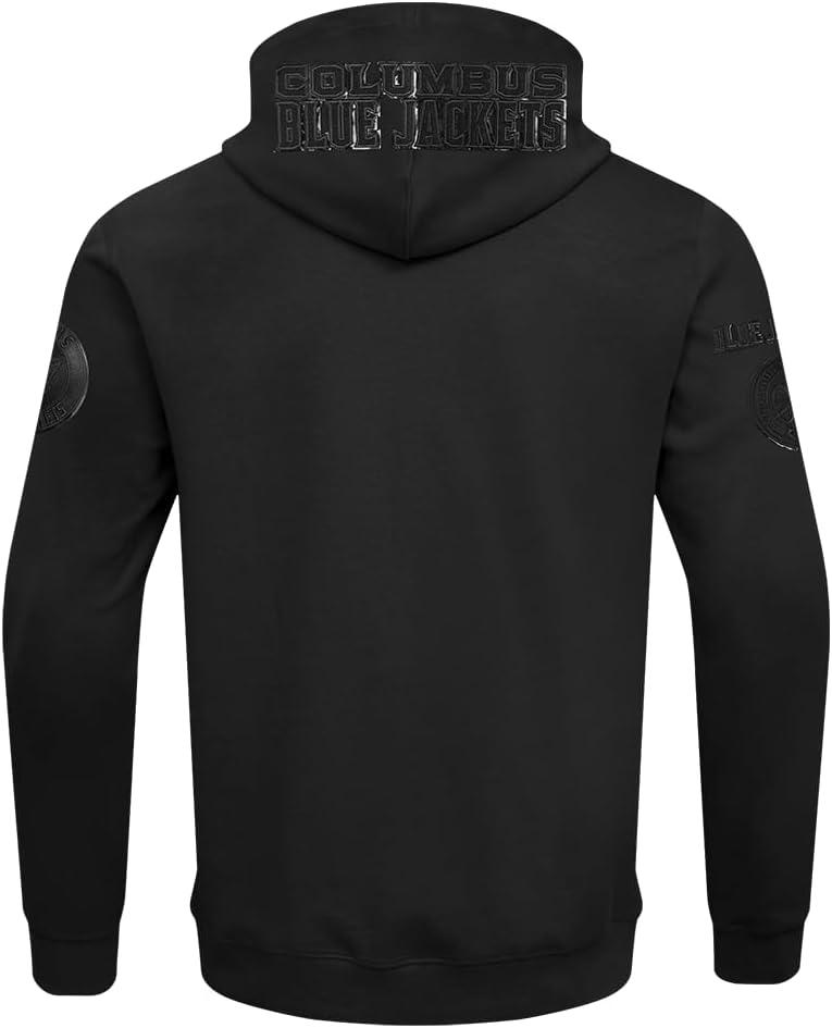 imagePro Standard Mens NHL Classic Chenille Full Zip HoodieTriple Black