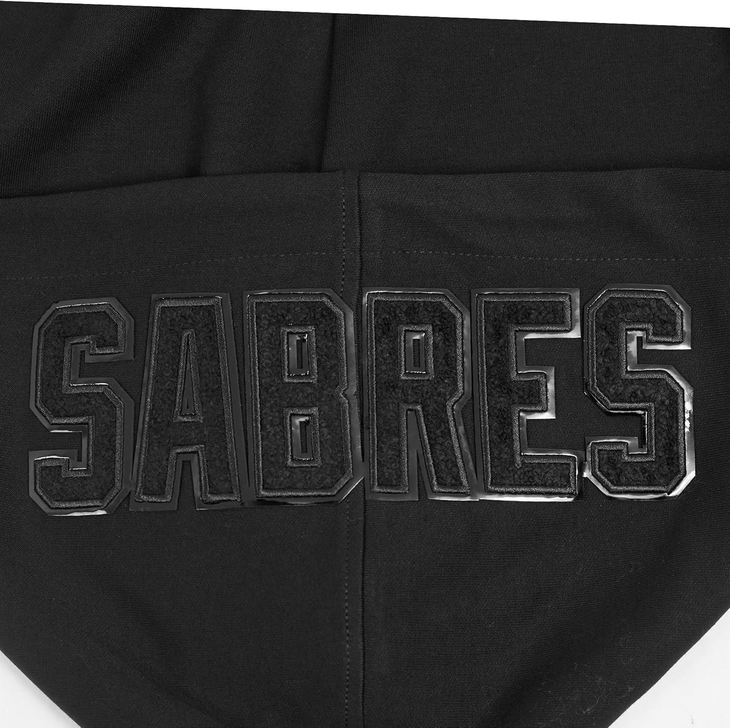 imagePro Standard Mens NHL Classic Chenille Full Zip HoodieTriple Black