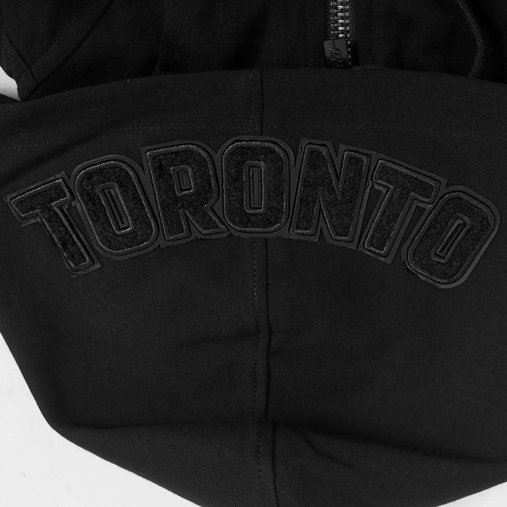 imagePro Standard Mens NHL Classic Chenille Full Zip HoodieTriple Black
