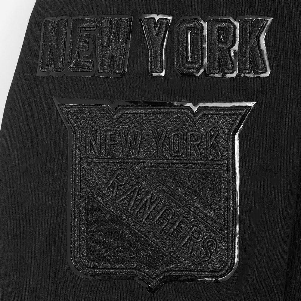 imagePro Standard Mens NHL Classic Chenille Full Zip HoodieTriple Black