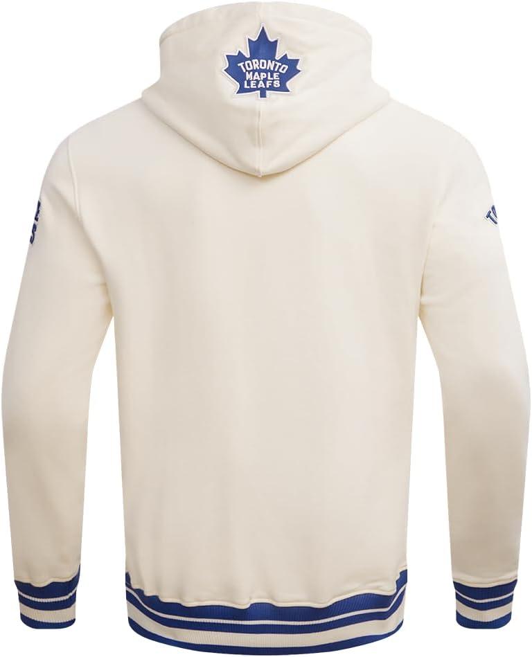 imagePro Standard Mens NHL Retro Classics Brushed Back French Terry Pull Over HoodieEggshellDodger Blue