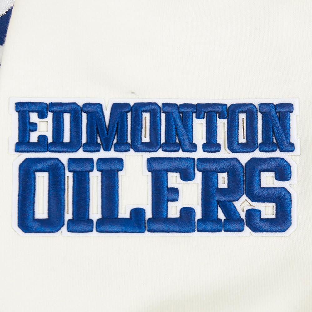 imagePro Standard Mens NHL Retro Classics Brushed Back French Terry Pull Over HoodieEggshellDodger Blue