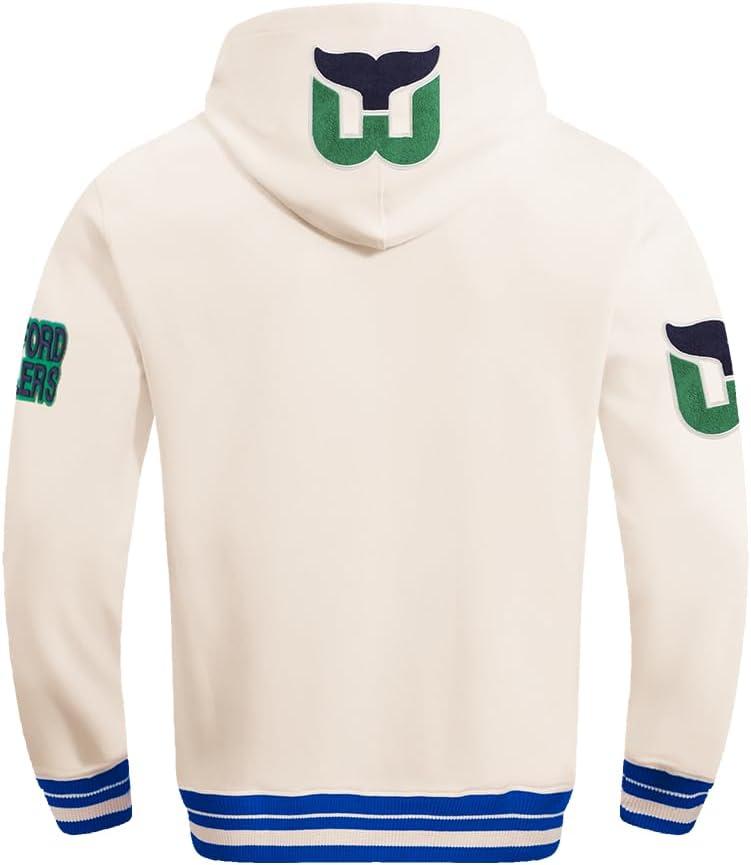 imagePro Standard Mens NHL Retro Classics Brushed Back French Terry Pull Over HoodieEggshellDodger Blue