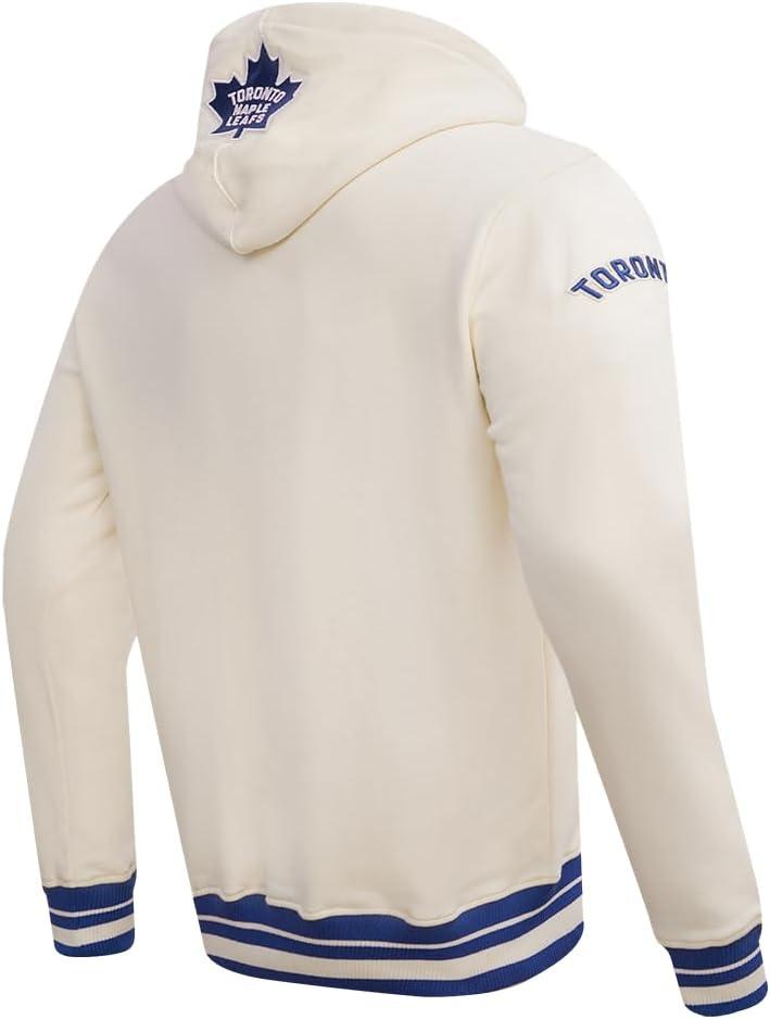 imagePro Standard Mens NHL Retro Classics Brushed Back French Terry Pull Over HoodieEggshellDodger Blue
