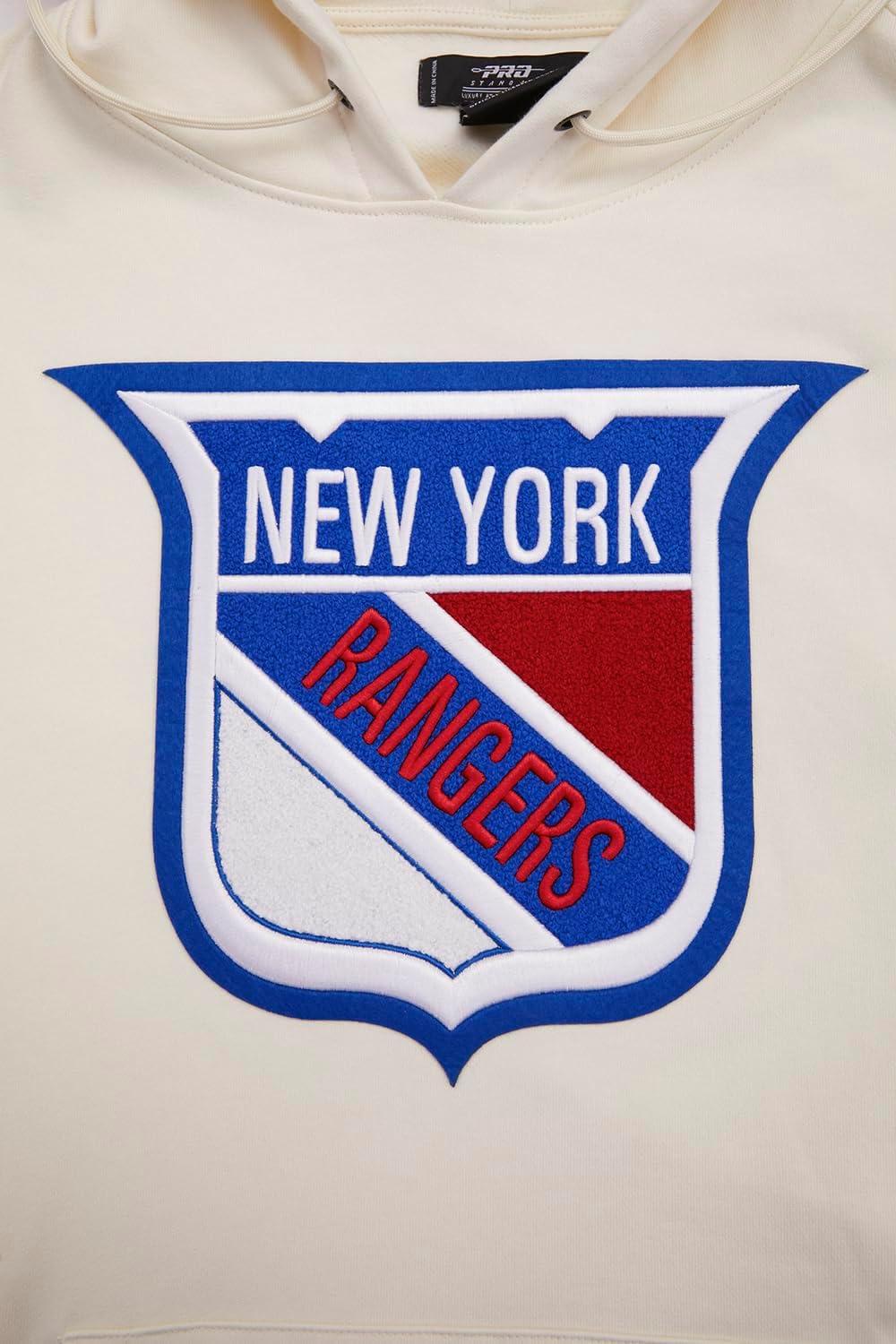 imagePro Standard Mens NHL Retro Classics Brushed Back French Terry Pull Over HoodieEggshellRoyal Blue