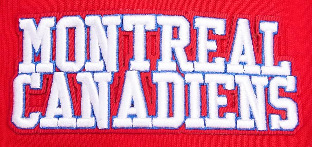 imagePro Standard Mens NHL Retro Classics Brushed Back French Terry Pull Over HoodieRed