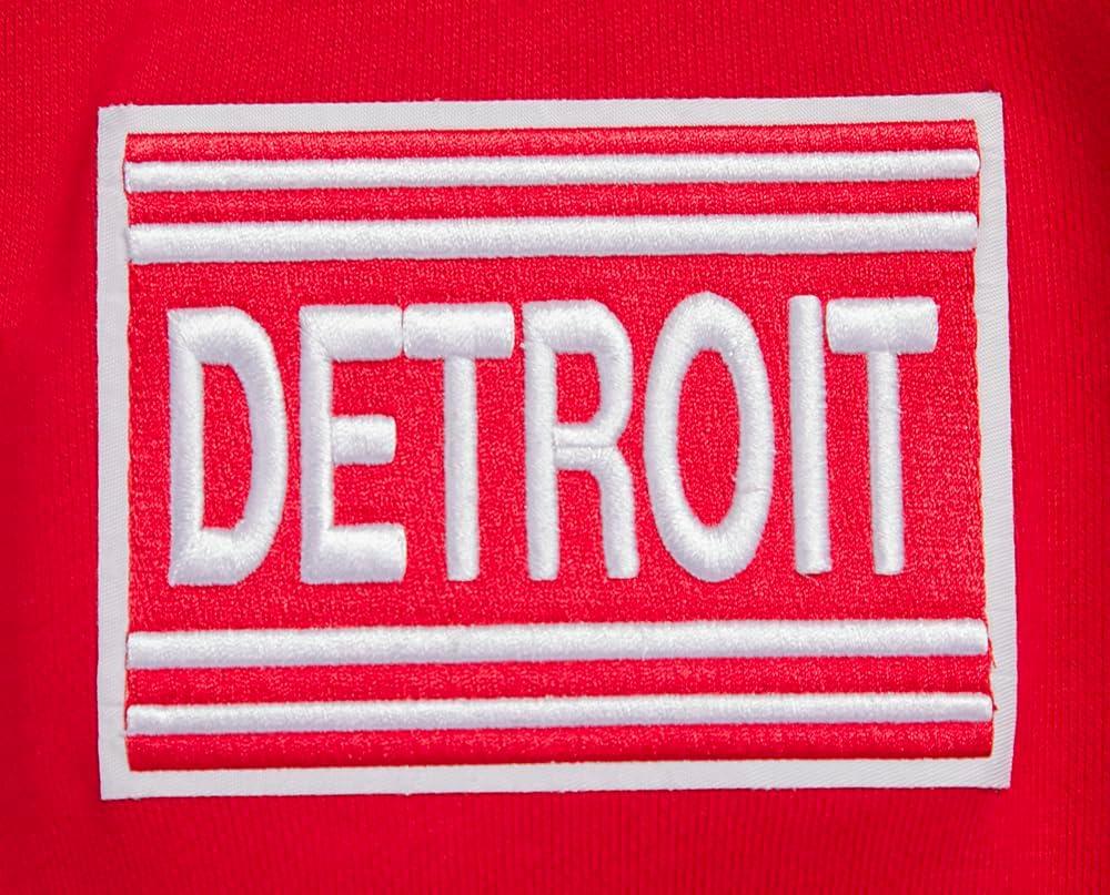 imagePro Standard Mens NHL Retro Classics Brushed Back French Terry Pull Over HoodieRed