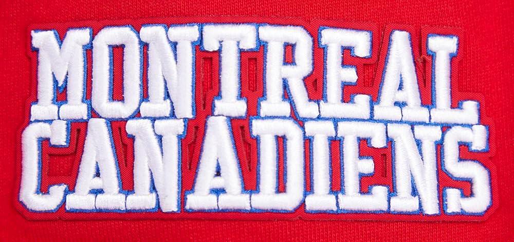 imagePro Standard Mens NHL Retro Classics Brushed Back French Terry Pull Over HoodieRed