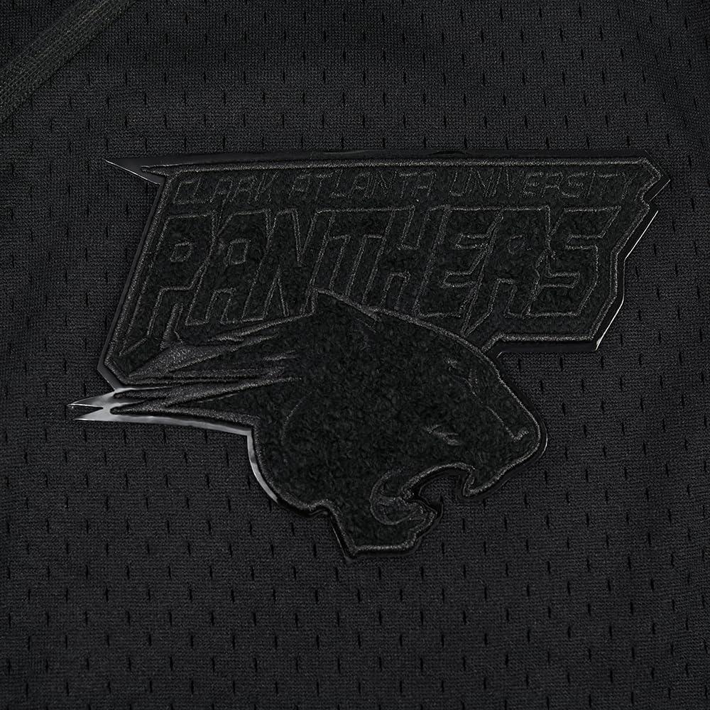 imagePro Standard NCAA Mens Mens College Classic Triple Black Mesh Button Down TopJet Black