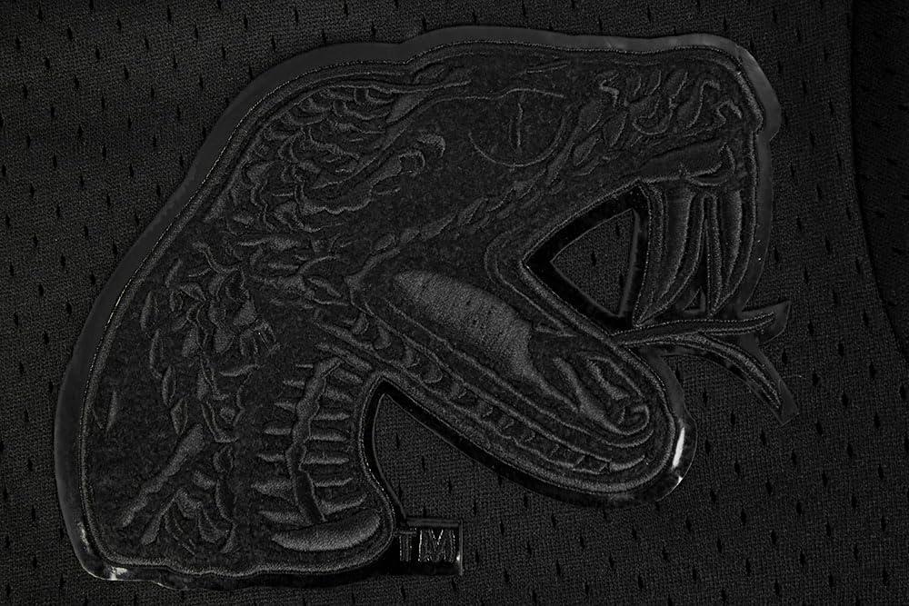 imagePro Standard NCAA Mens Mens College Classic Triple Black Mesh Button Down TopJet Black