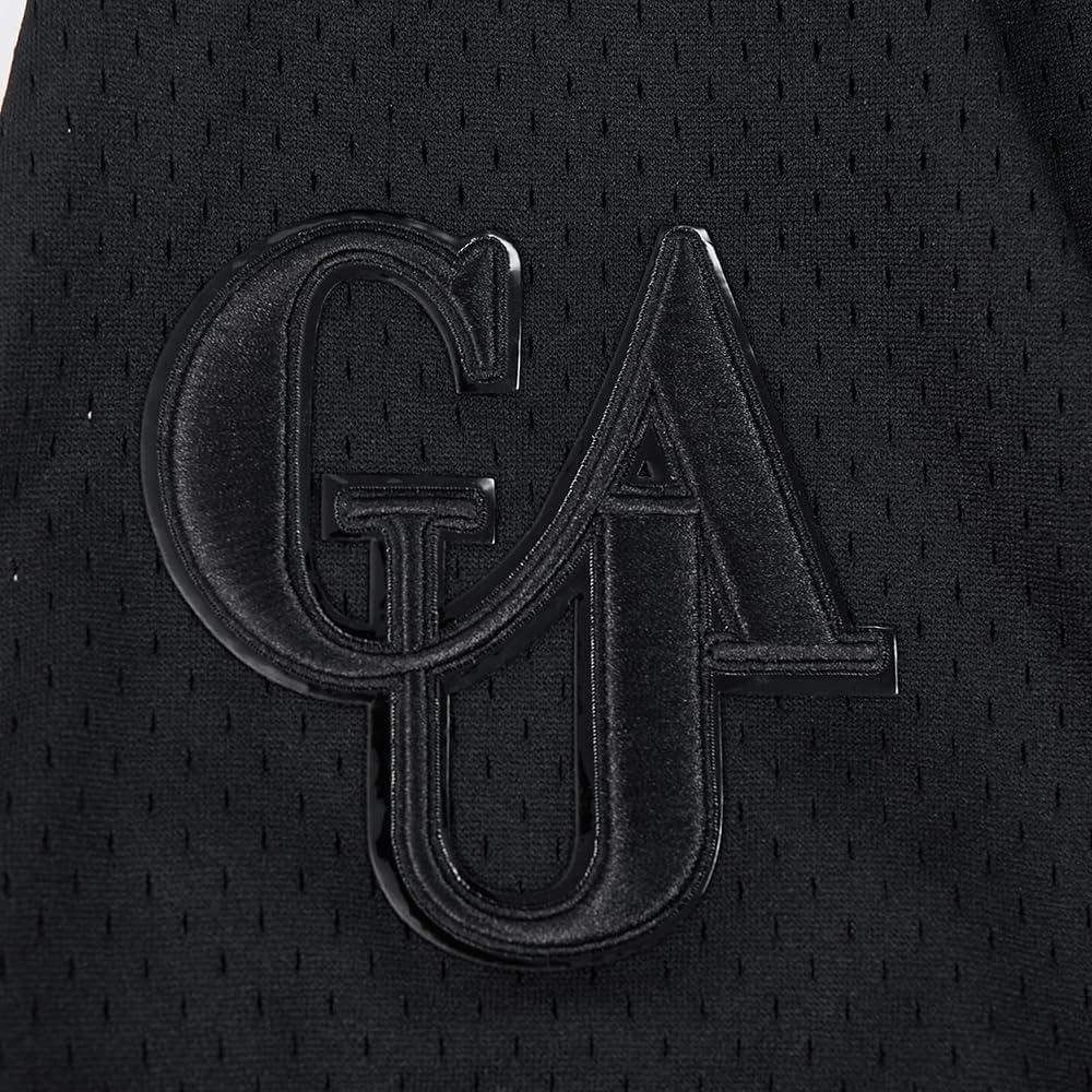 imagePro Standard NCAA Mens Mens College Classic Triple Black Mesh Button Down TopJet Black