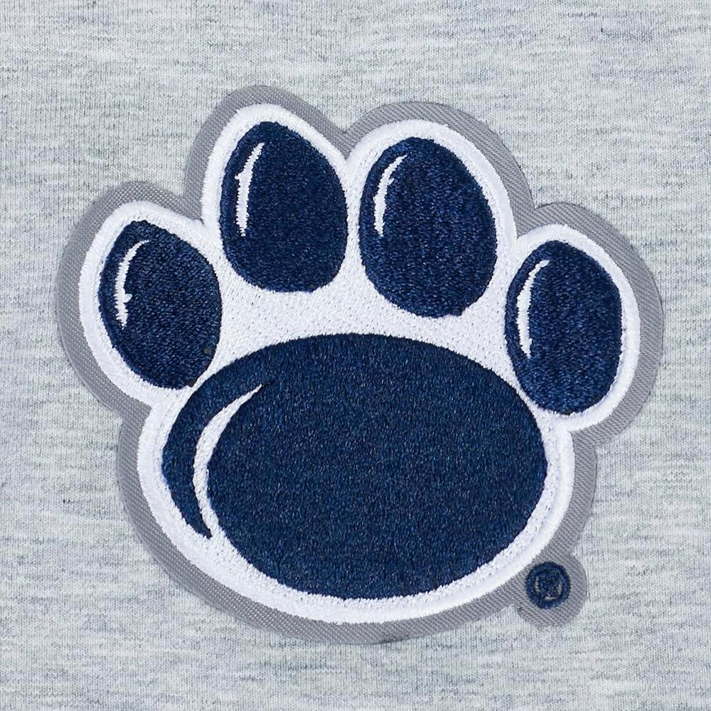 imagePro Standard NCAA Womens Womens College Classic Chenille Cotton Short Sleeve Boxy TeeHeather Grey
