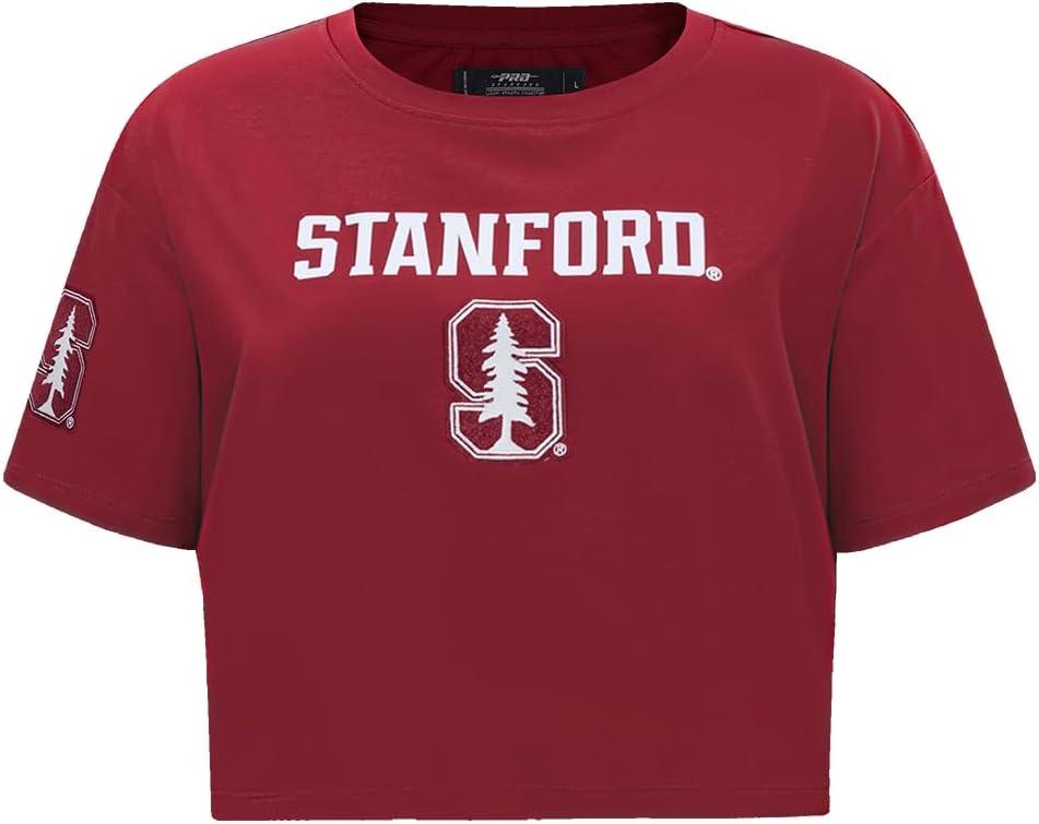 imagePro Standard NCAA Womens Womens College Classic Essentials Cotton Short Sleeve Boxy TeeCardinal Red