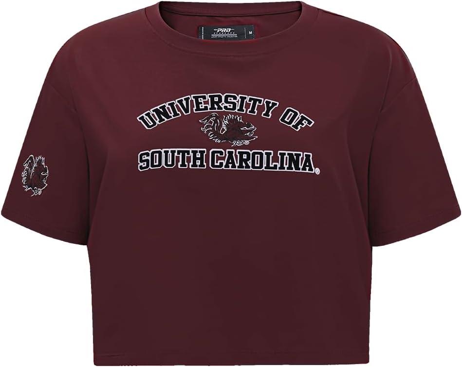 imagePro Standard NCAA Womens Womens College Classic Essentials Cotton Short Sleeve Boxy TeeCardinal Red