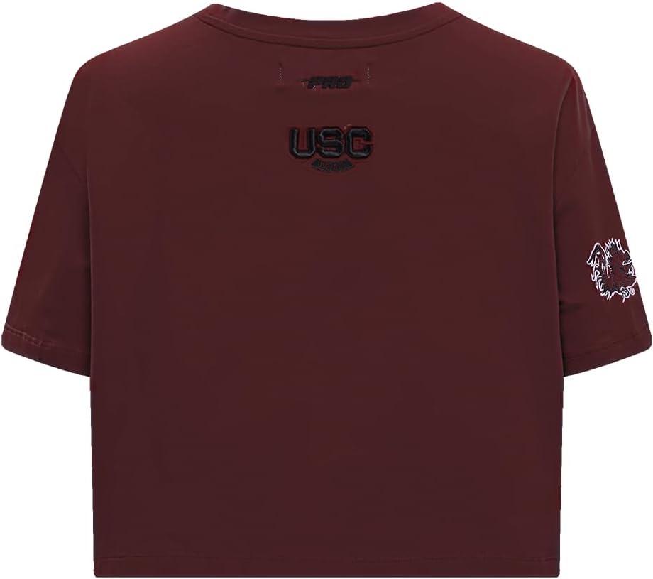imagePro Standard NCAA Womens Womens College Classic Essentials Cotton Short Sleeve Boxy TeeCardinal Red