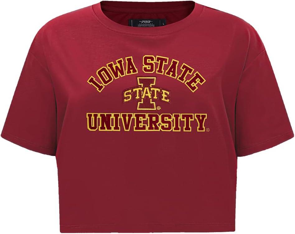imagePro Standard NCAA Womens Womens College Classic Essentials Cotton Short Sleeve Boxy TeeCardinal Red