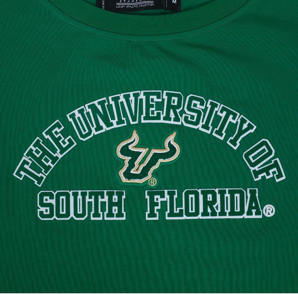 imagePro Standard NCAA Womens Womens College Classic Essentials Cotton Short Sleeve Boxy TeeKelly Green