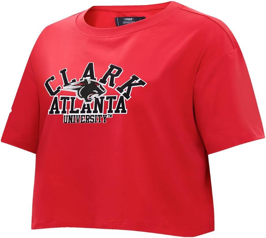 imagePro Standard NCAA Womens Womens College Classic Essentials Cotton Short Sleeve Boxy TeeRed