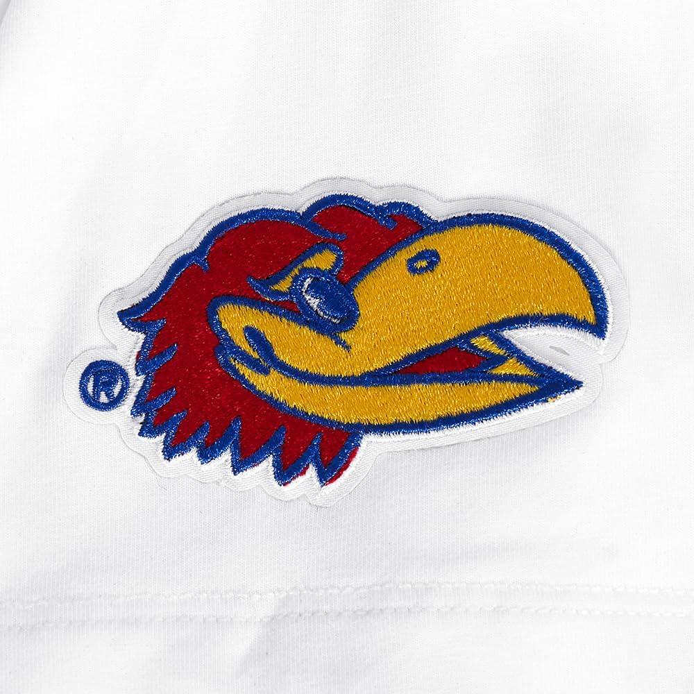 imagePro Standard NCAA Womens Womens College Classic Essentials Cotton Short Sleeve Boxy TeeWhite