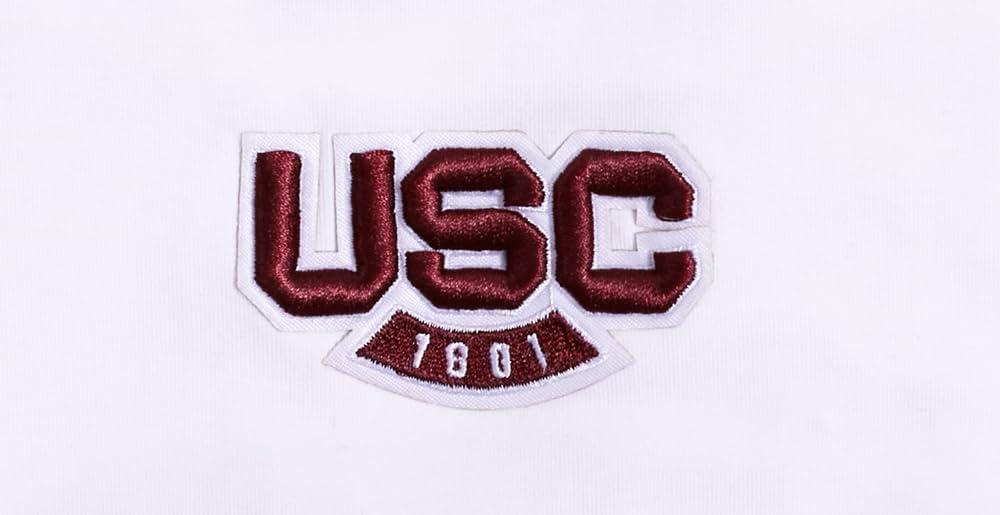 imagePro Standard NCAA Womens Womens College Classic Essentials Cotton Short Sleeve Boxy TeeWhite