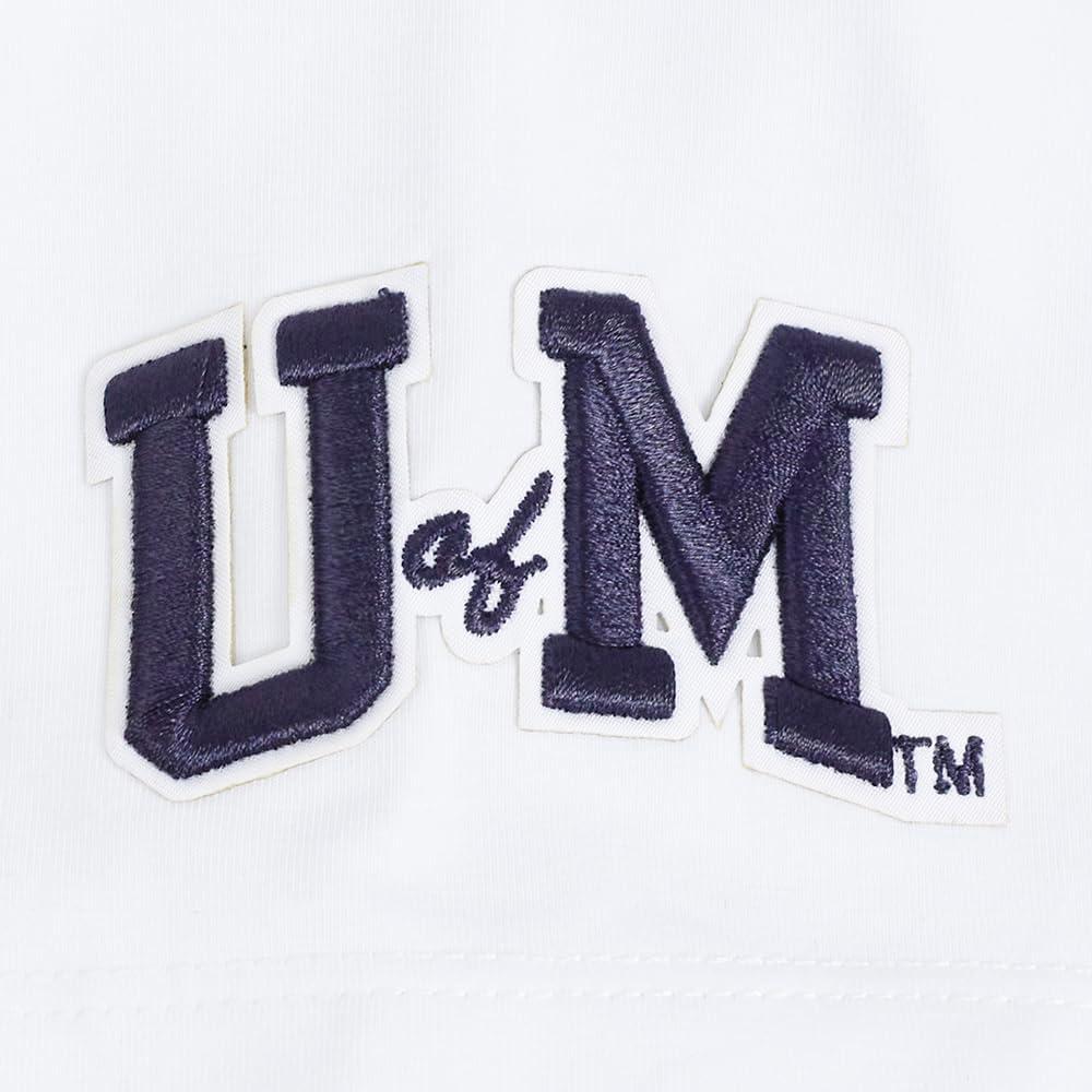 imagePro Standard NCAA Womens Womens College Classic Essentials Cotton Short Sleeve Boxy TeeWhite