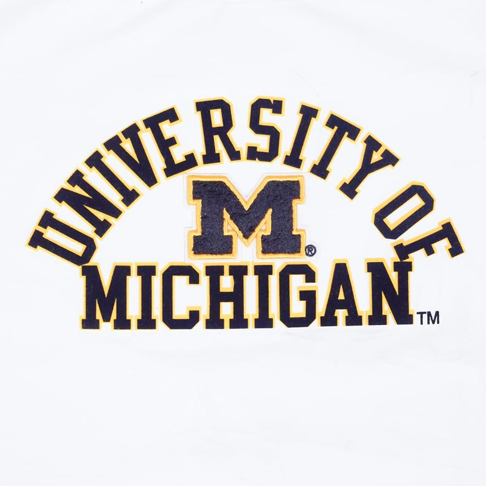 imagePro Standard NCAA Womens Womens College Classic Essentials Cotton Short Sleeve Boxy TeeWhite