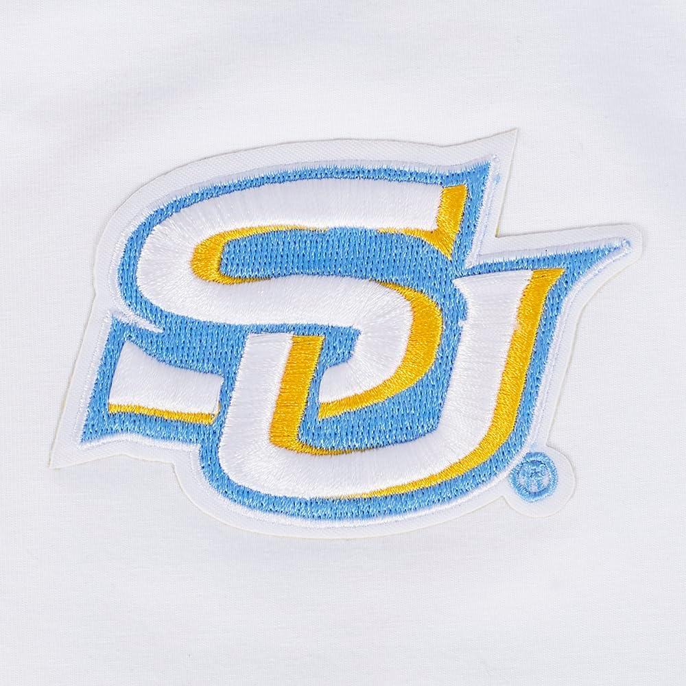 imagePro Standard NCAA Womens Womens College Classic Essentials Cotton Short Sleeve Boxy TeeWhite