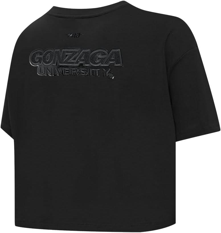 imagePro Standard NCAA Womens Womens College Classic Triple Black Cotton Short Sleeve Boxy TeeBlack