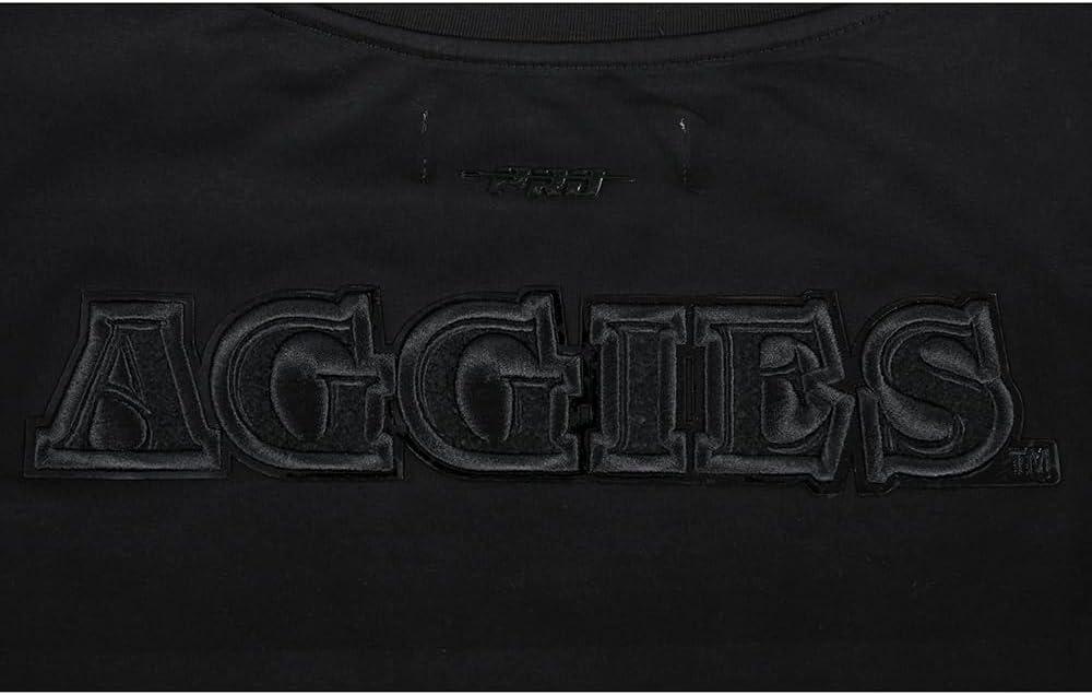 imagePro Standard NCAA Womens Womens College Classic Triple Black Cotton Short Sleeve Boxy TeeBlack
