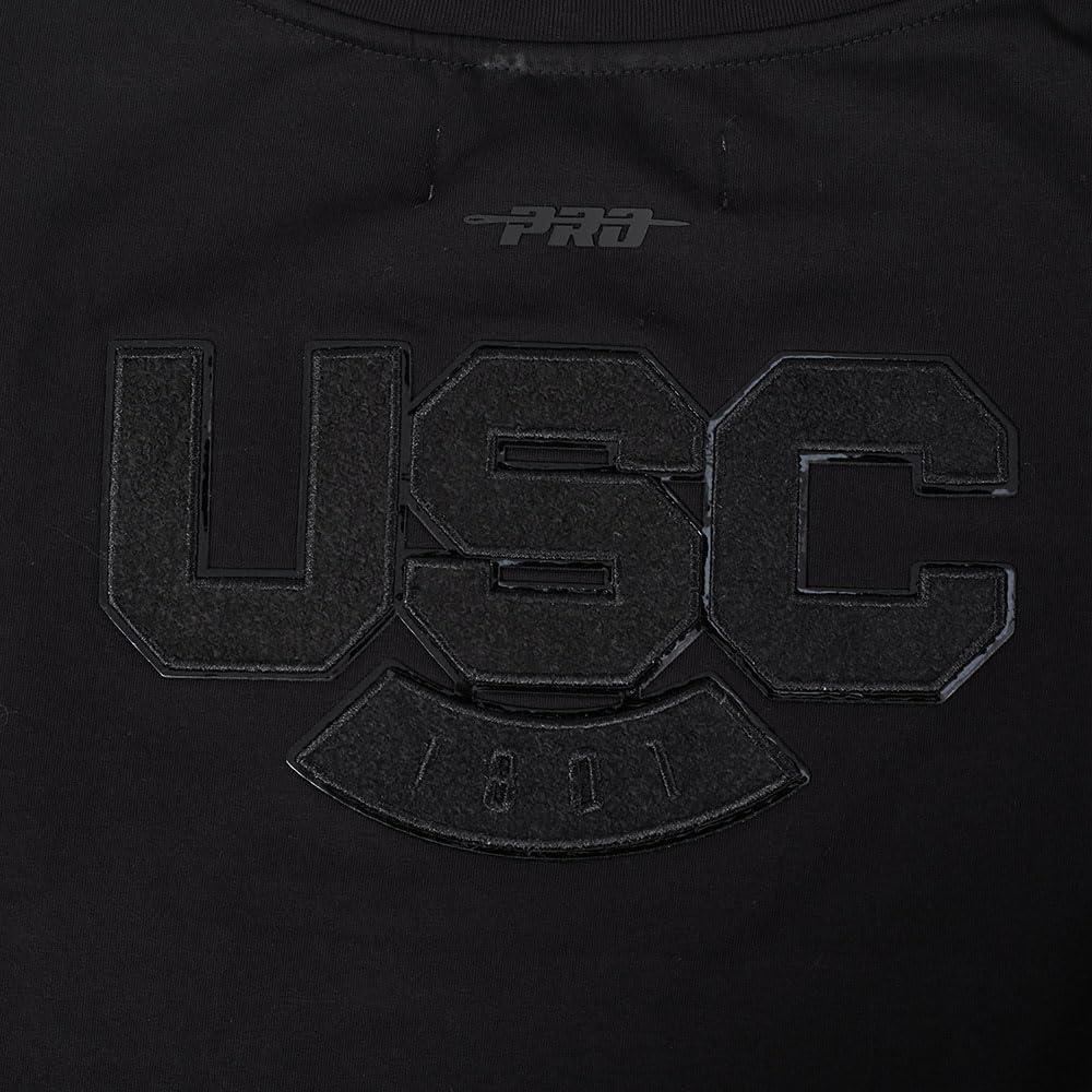 imagePro Standard NCAA Womens Womens College Classic Triple Black Cotton Short Sleeve Boxy TeeBlack
