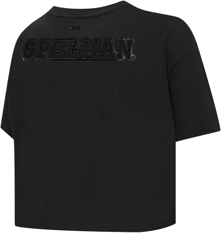 imagePro Standard NCAA Womens Womens College Classic Triple Black Cotton Short Sleeve Boxy TeeBlack