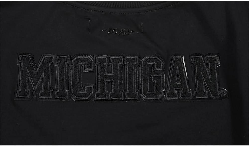 imagePro Standard NCAA Womens Womens College Classic Triple Black Cotton Short Sleeve Boxy TeeBlack