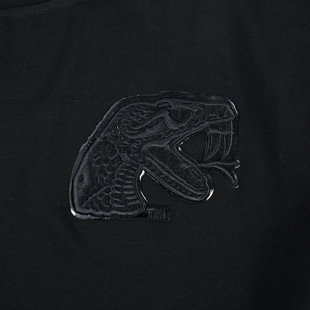 imagePro Standard NCAA Womens Womens College Classic Triple Black Cotton Short Sleeve Boxy TeeBlack