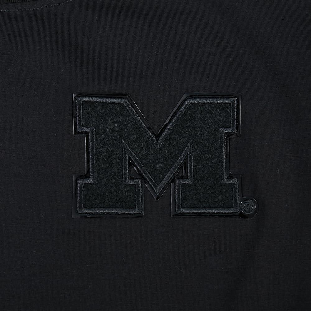 imagePro Standard NCAA Womens Womens College Classic Triple Black Cotton Short Sleeve Boxy TeeBlack