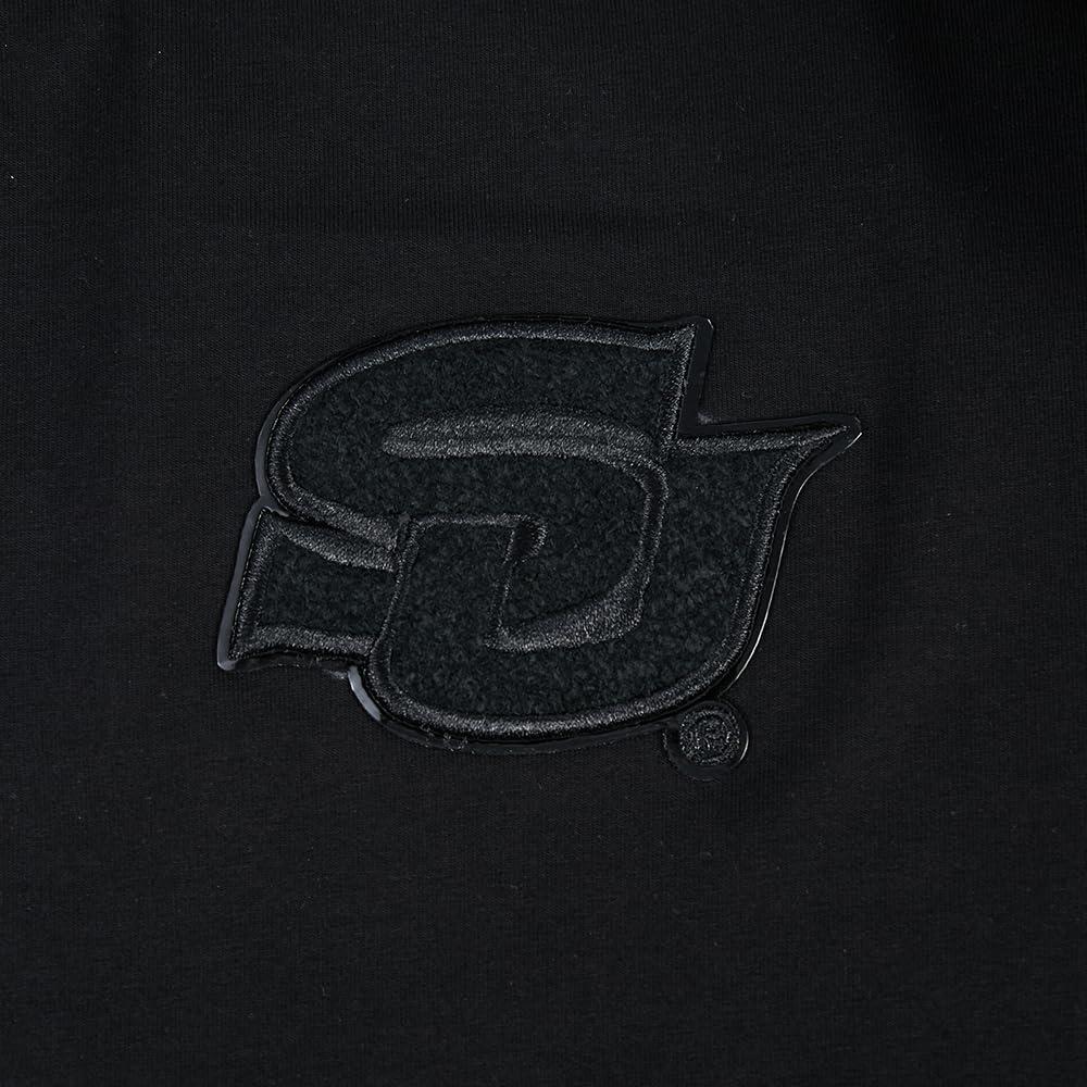 imagePro Standard NCAA Womens Womens College Classic Triple Black Cotton Short Sleeve Boxy TeeBlack