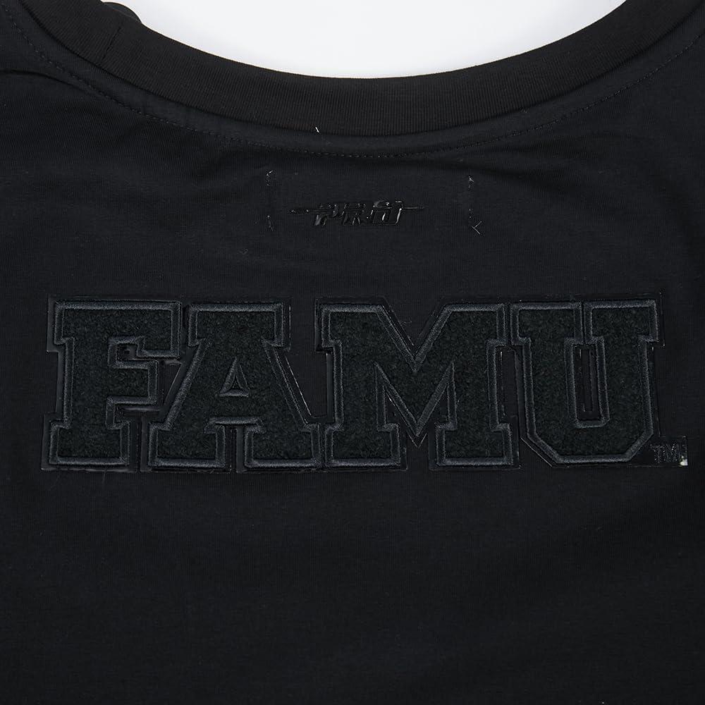 imagePro Standard NCAA Womens Womens College Classic Triple Black Cotton Short Sleeve Boxy TeeBlack