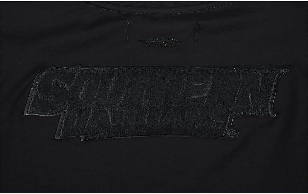 imagePro Standard NCAA Womens Womens College Classic Triple Black Cotton Short Sleeve Boxy TeeBlack