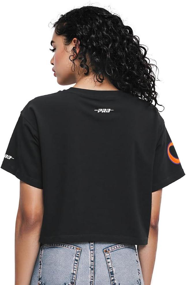 imagePro Standard NCAA Womens Womens College Jewels Cotton Short Sleeve Boxy TeeBlack