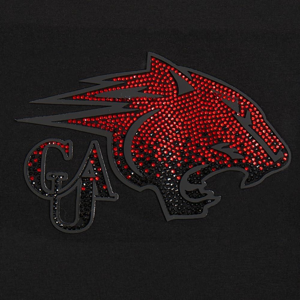 imagePro Standard NCAA Womens Womens College Jewels Cotton Short Sleeve Boxy TeeBlack