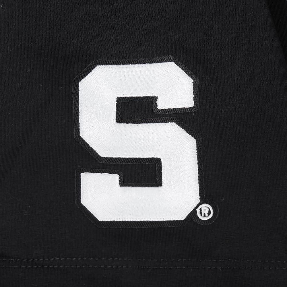 imagePro Standard NCAA Womens Womens College Jewels Cotton Short Sleeve Boxy TeeBlack