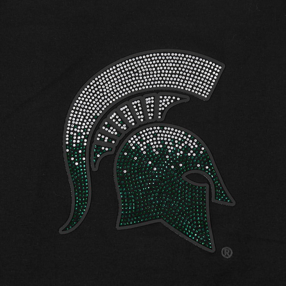 imagePro Standard NCAA Womens Womens College Jewels Cotton Short Sleeve Boxy TeeBlack