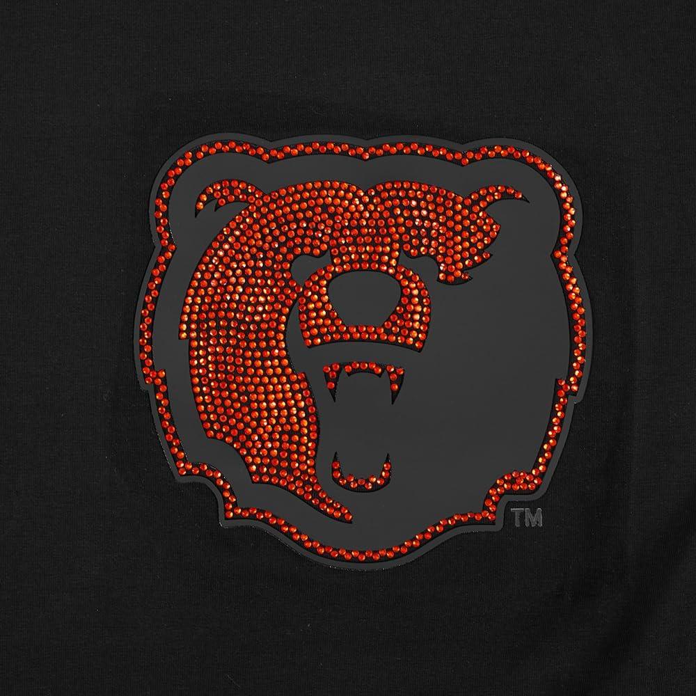 imagePro Standard NCAA Womens Womens College Jewels Cotton Short Sleeve Boxy TeeBlack