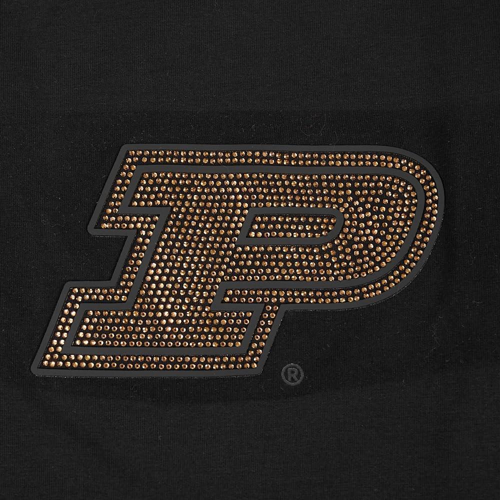 imagePro Standard NCAA Womens Womens College Jewels Cotton Short Sleeve Boxy TeeBlack